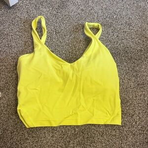 lululemon athletica Yellow Tank Top